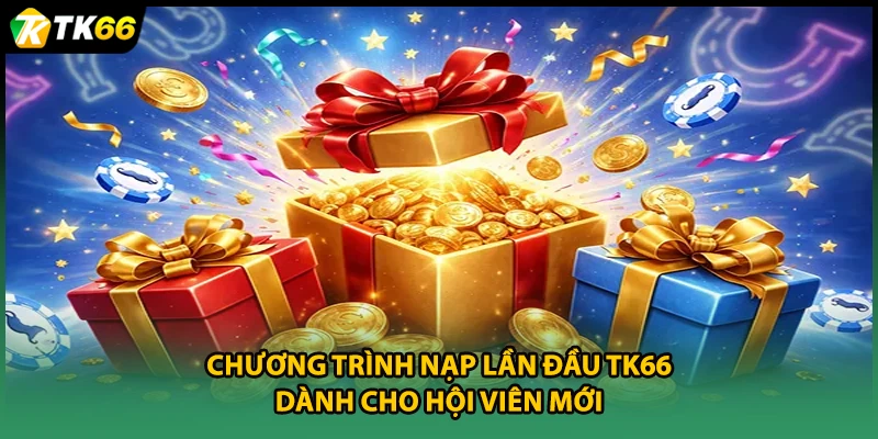 Chương trình Nạp lần đầu TK66 dành cho hội viên mới.   