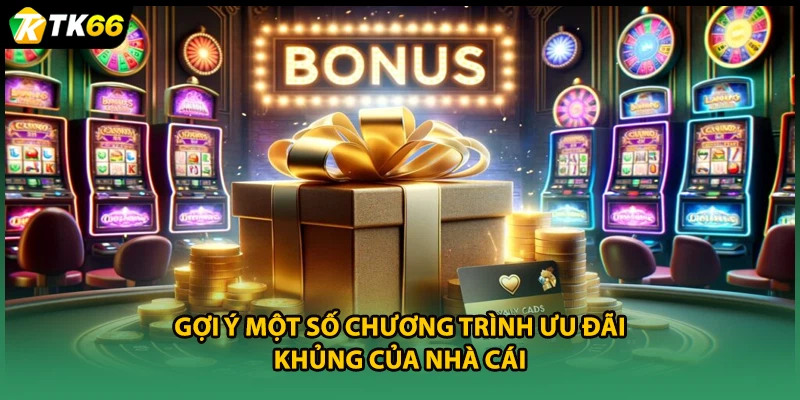 Gợi ý một số chương trình ưu đãi khủng của nhà cái