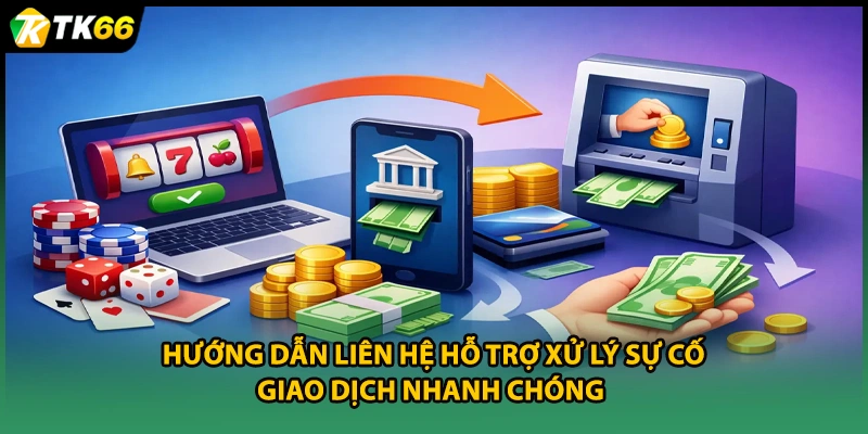  Hướng dẫn liên hệ hỗ trợ xử lý sự cố giao dịch nhanh chóng