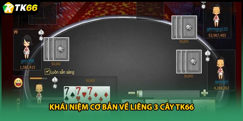 Khái niệm cơ bản về Liêng 3 cây TK66