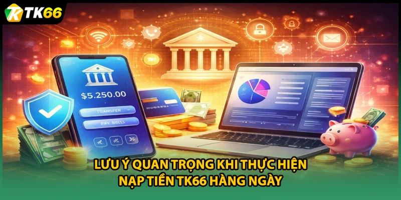  Lưu ý quan trọng khi thực hiện nạp tiền TK66 hàng ngày