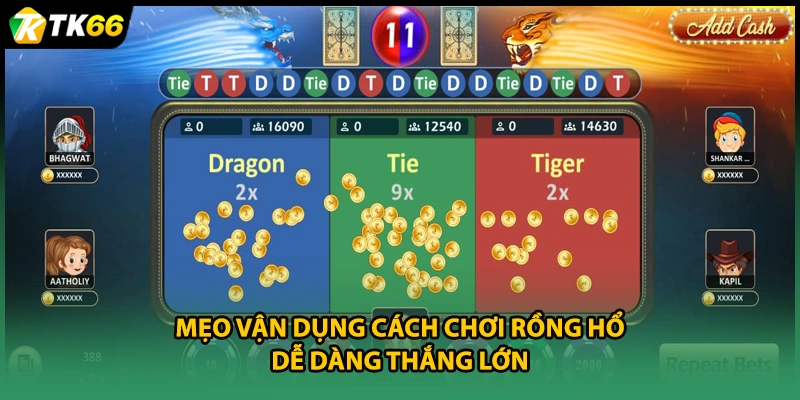 Mẹo vận dụng cách chơi Rồng Hổ dễ dàng thắng lớn