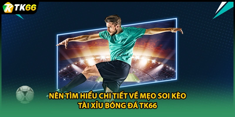 Nên tìm hiểu chi tiết về mẹo soi kèo tài xỉu bóng đá TK66