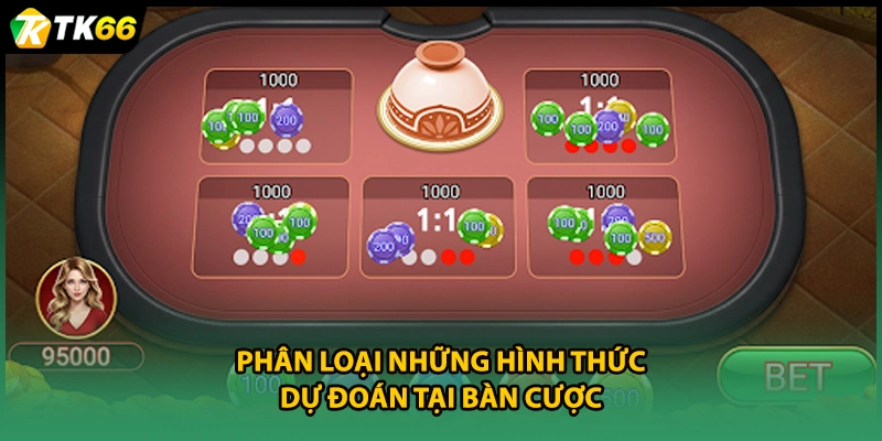 Phân loại những hình thức dự đoán tại bàn cược
