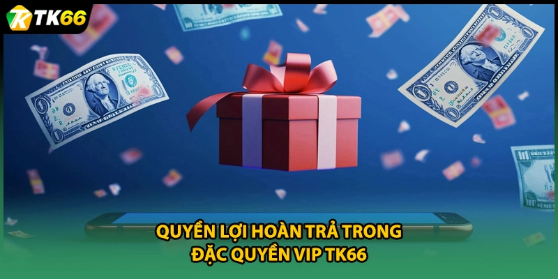 Quyền lợi hoàn trả trong Đặc quyền VIP TK66